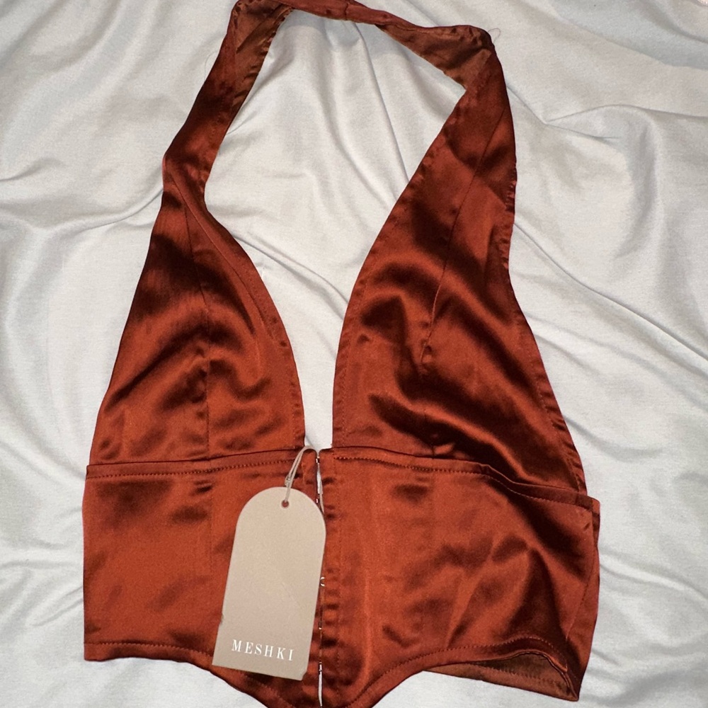 Meshki Satin Corset Top